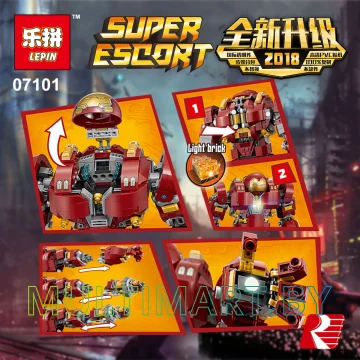 Конструктор Lepin 07101 Халкбастер - Эра Альтрона (1527 деталей) картинка 6